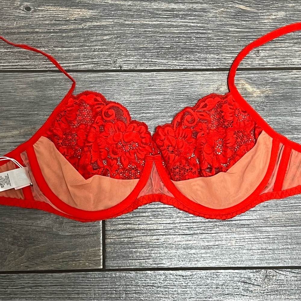 NWT Free People HAH Hook Up Demi Bra C 30-38 Lace Underwire 30C 32C 34C 36C 38C - Picture 5 of 8